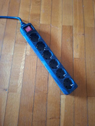 Regleta 6 enchufes con interruptor