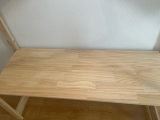 Escritorio madera pino altura regulable