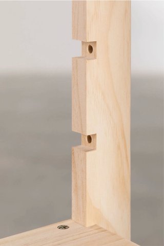 Escritorio madera pino altura regulable