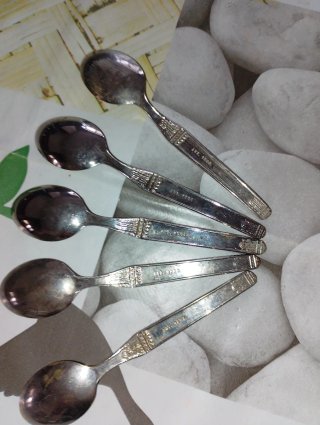 Set 5 Cucchiaini Argento 1000