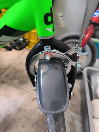 Bicicleta infantil verde Dino Bikes