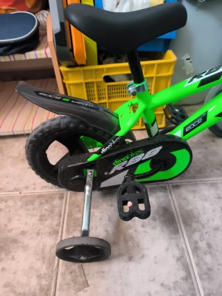 Bicicleta infantil verde Dino Bikes