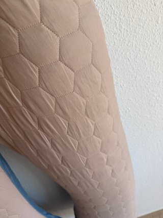 Almohada Maternidad Beige y Azul