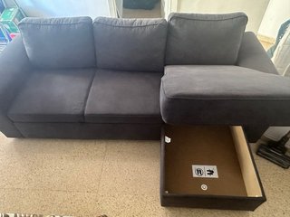 Sofá Cama Gris Nuevo.