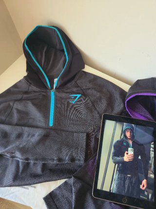 Gymshark Onyx Hoodie Talla M