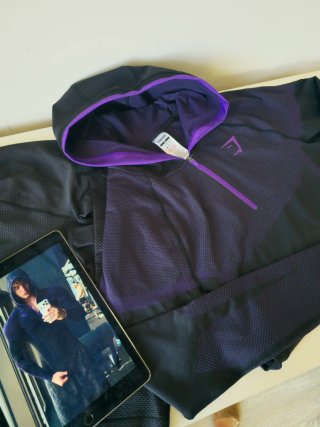 Gymshark Onyx Hoodie Talla M