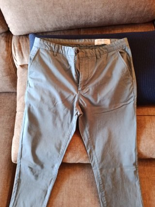Pantalones Chinos Springfield Gris Azul