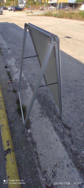 Caballete Publicidad Aluminio Plegable