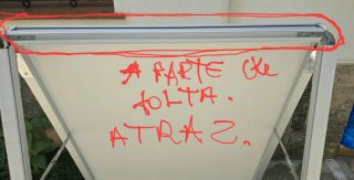 Caballete Publicidad Aluminio Plegable