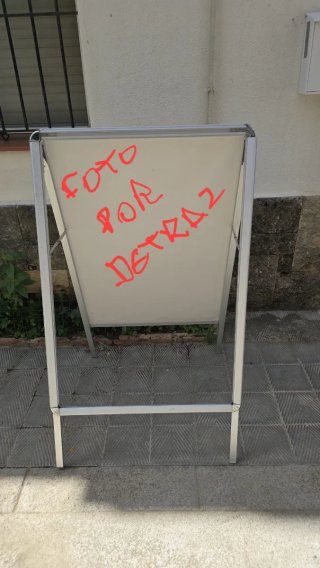 Caballete Publicidad Aluminio Plegable