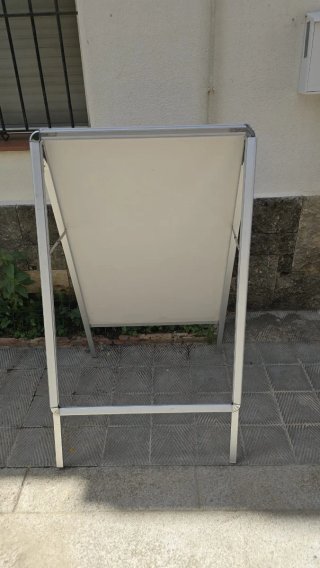 Caballete Publicidad Aluminio Plegable
