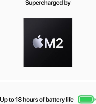 Apple portátil ultrafino chip M2 retina