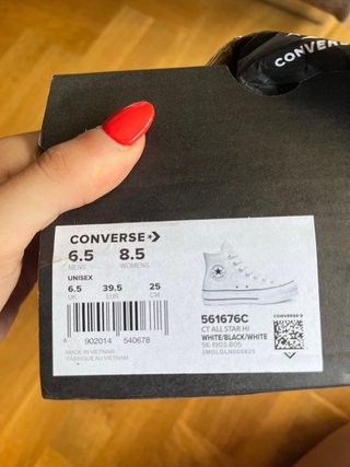 Zapatillas Blancos Nuevos Sin Usar