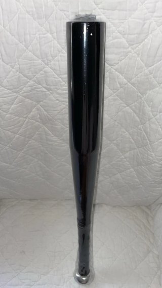 Bate de Béisbol Negro Brillante