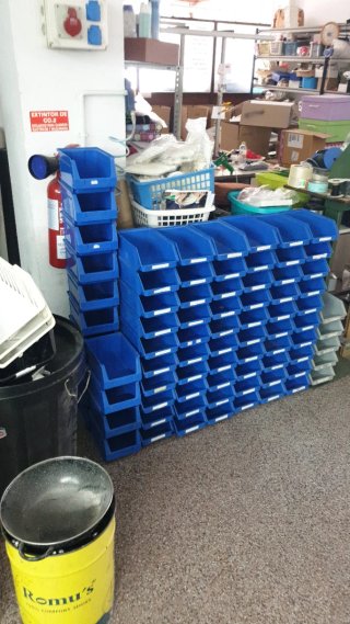 Cajas de Almacenamiento Industrial Plástico