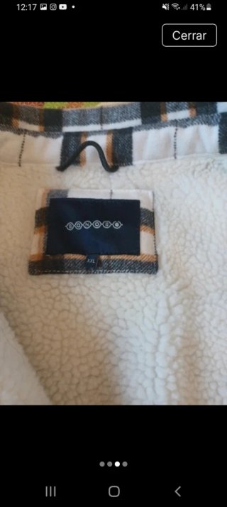 Chaqueta Bonobo XXL Cuadros Blanco y Negro