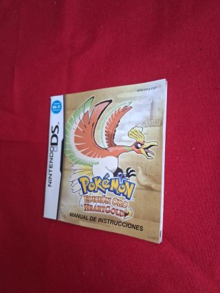 Manual Pokémon Oro Heartgold Nintendo DS