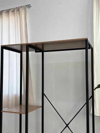 Mueble Vestidor con Barra y Estantes - ENVIAMOS