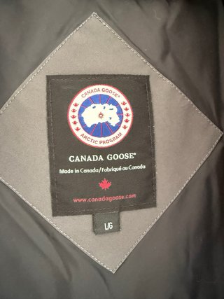 Abrigo Canada Goose Gris Talla L Hombre