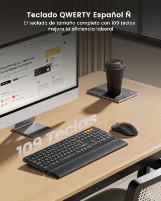 ProtoArc Teclado y Ratón Inalámbrico Bluetooth