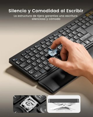 ProtoArc Teclado y Ratón Inalámbrico Bluetooth