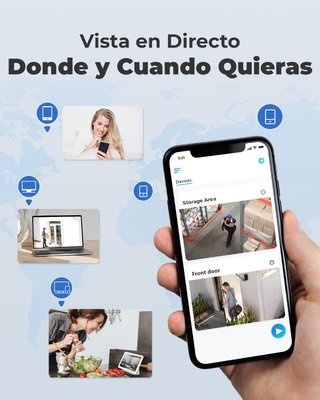 Reolink kit cámaras seguridad vigilancia exterior