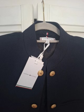 Blazer azul marino, talla 42, TOMMY HILFIGER