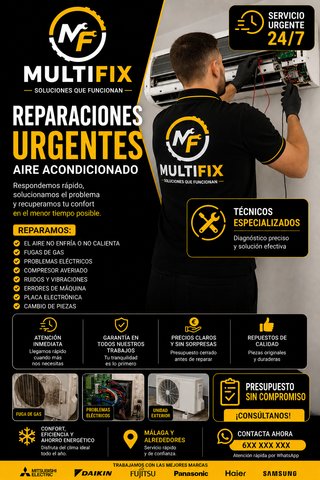 ❄️ MULTIFIX | Aire acondicionado en Málaga ❄️