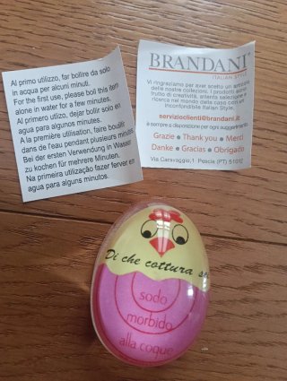 Ovetto indicatore di cottura per uova Brandani