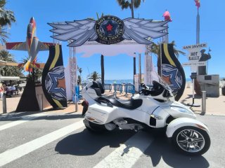 Can-Am Spyder Limited Trike Blanco