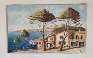 Cuadro Mallorquín - Casas en Cala Murta