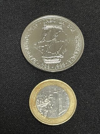 Moneda conmemorativa Edad de Oro descubrimientos