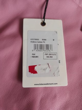 Chaleco Piel Rosa Motero
