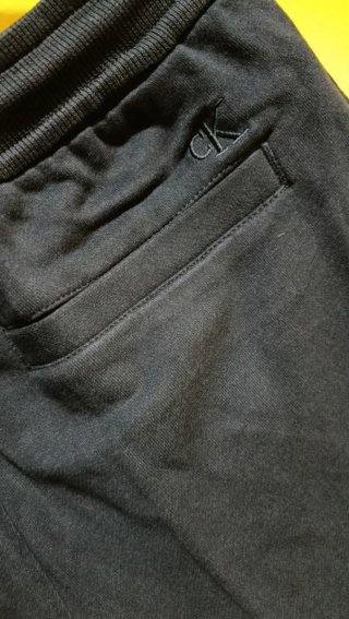 Bermuda Calvin Klein original negro algodón Hombre