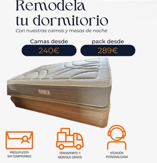 Muebles rebaja de 30% con transporte incluido