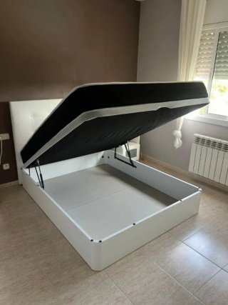 Canapés abatible madera con Colchónes