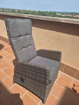 OFERTA Conjunto de terraza, mesa y 4 butacas