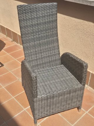 OFERTA Conjunto de terraza, mesa y 4 butacas