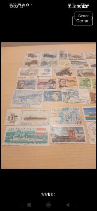 Colección Sellos Transporte 37 Unidades