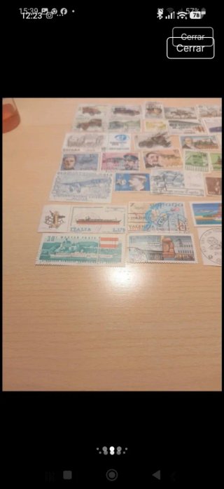 Colección Sellos Transporte 37 Unidades