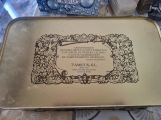 Caja Metálica Antigua D'Amico