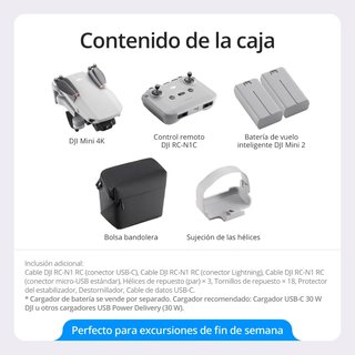 - DJI dron cámara 4K estabilización vuelo [3Q2J]