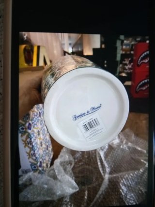 Vaso Ceramica Decorato
