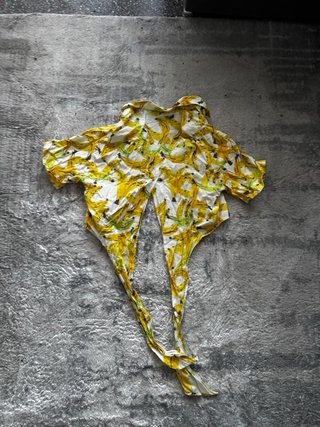 Camisa Zara Estampado Plátanos