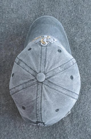 Gorra New Yorker gris ajustable