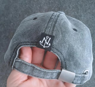 Gorra New Yorker gris ajustable
