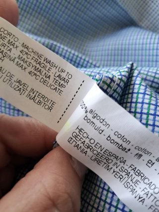 Camisa Zara chico azul