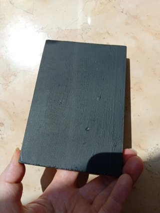Icona in legno Madonna con Bambino 10x15