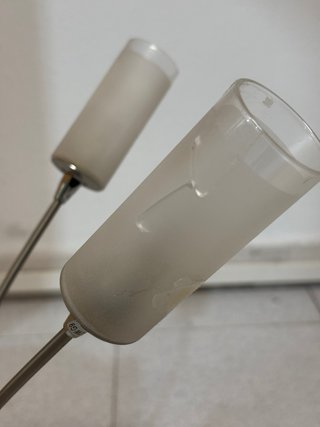 Lámpara de techo moderna cristal y metal