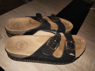 Sandalias plataforma negras